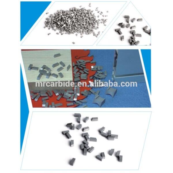 YG8 hard alloy Tungsten Carbide Saw Tips 1900 MPa for saw blade