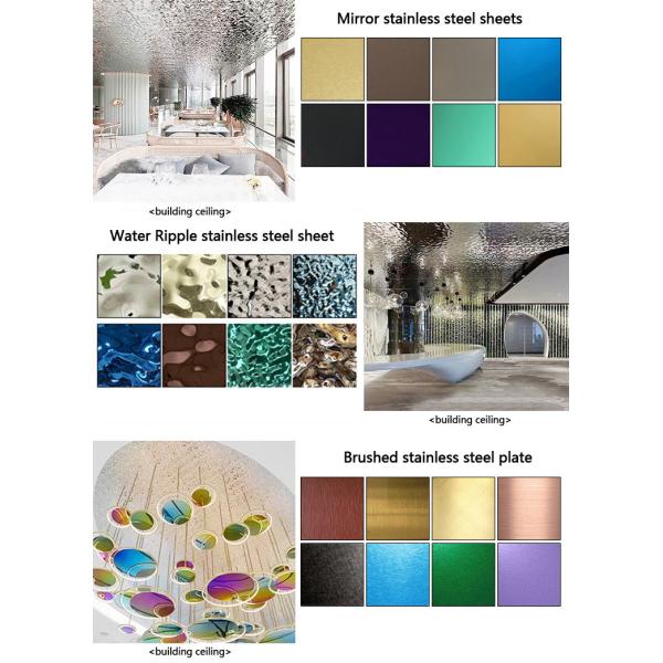 HL Decorative Stainless Steel Sheet Cold Rolled For Construction