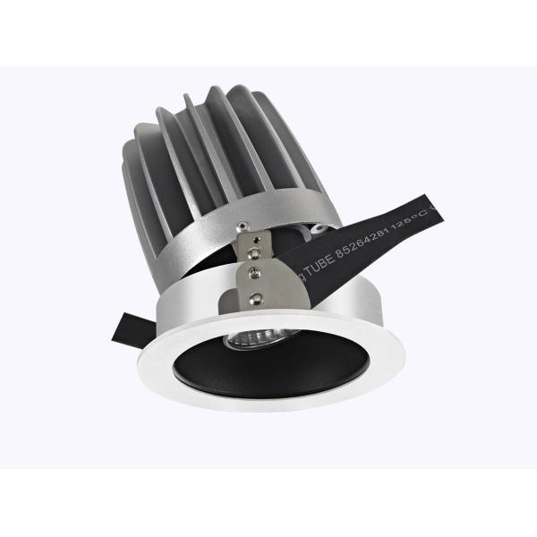 15Watt COB LED Recessed Adjustable Downlight for Hotels Dia.119*h135mm 1100lm,