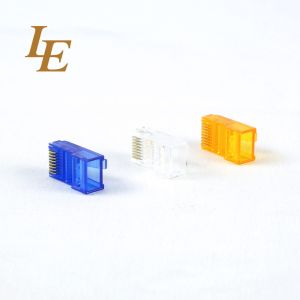 ABS / PC Gold Plated Rj45 Toolless Cat6 Keystone Jack