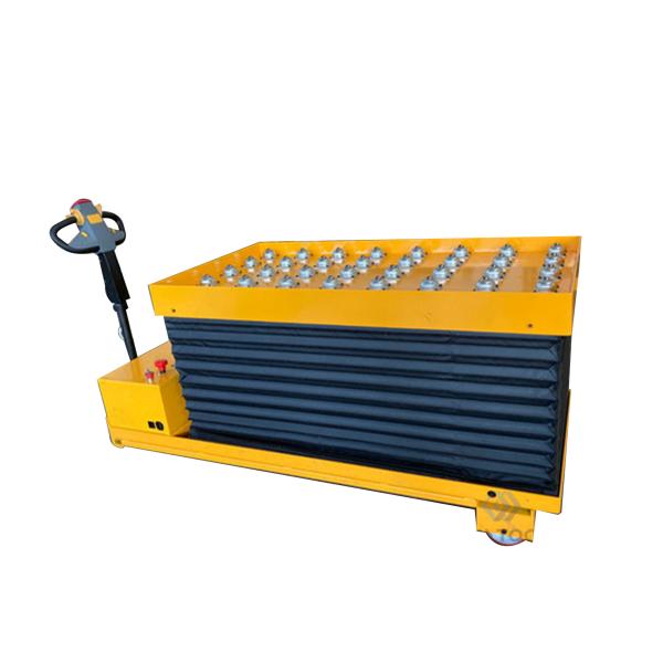 Portable Mobile Hydraulic Scissor Lifting Platform With Skirt Protection