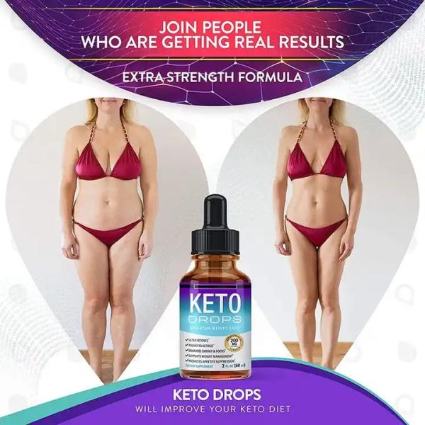 OEM Keto Drops Appetite Suppressant Weight Loss Organic Vegan BHB Keto Drops Liquid Promotes Skinny Speed Up Ketosis