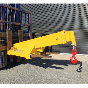 4700kg Angled Extendable Jib Forklift Attachment Metal Fabrication