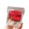 Buy cheap Wholesale preserved rose 5-6cm single rose in mini acrylic box from wholesalers