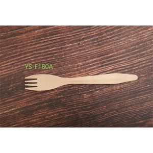 180MM Size Compostable Wooden Forks For Party And Restaurant