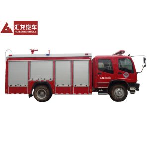 China 6T Fire Fighting Vehicle  Double Row , Foam Fire Service Truck Innovative Technology on sale