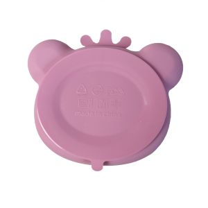 Newborn Silicone Suction Plate Set Bear Shape Feeding Baby Set With Spoon