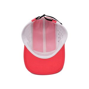 Duck tongue cap color patchwork 5-page panel camper cap flat brim