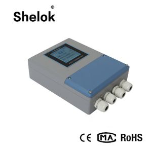 GPRS GPS 4-20mA split ± 1% DN32-10000mm ultrasonic water flow meter