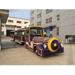 DC Motor 42 Seater Electric Trackless Train For Amusement Park / Shopping Malls