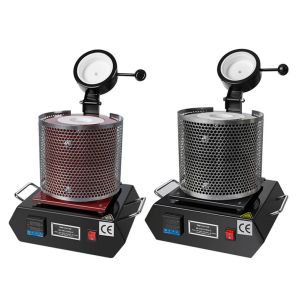 China Mini 1150C Gold Melting Equipment , 1.8KW 2kg Melting Furnace Silver Melter on sale
