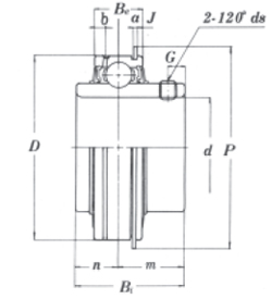 Cheap Pillow blocks SER2 normal-duty SER208-24 for sale