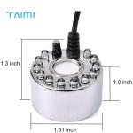 Mist Maker Fogger with 12 leds Protalbe Mini Size Fog Atomizer Air Humidifier