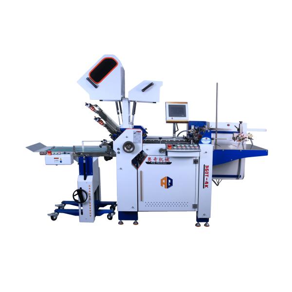 Quality High Speed A4 Paper Folding Machine With Ultrasonic Double Sheet Detection wholesale