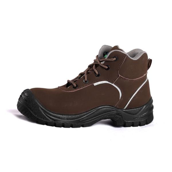 Quality OEM S3 Microfiber leather Metal Eyelets Safety Boots Steel Toe Type with Lace-up Closure Work Shoes wholesale