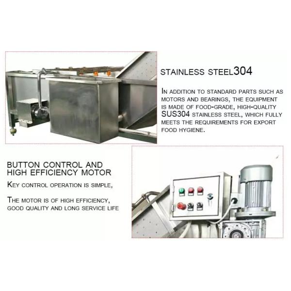 380V Fruit Vegetable Processing Machine High Pressure Spray Cleaning Machine