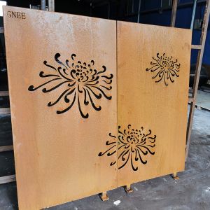 Cheap Custom Decor Metal Garden Products Corten Steel Screen Panels Weather Proof for sale