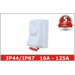 IEC CEE Power Distribution Interlocked Socket with Machanical Switch