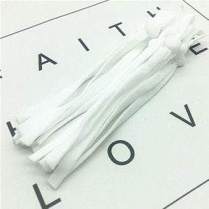 12cm length 5mm flat adjustable elastic band with buckle earloop cord for