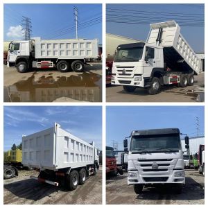 Cheap HOWO371 Used Dump Truck 35T Capacity 371HP Engine Well Maintained for sale