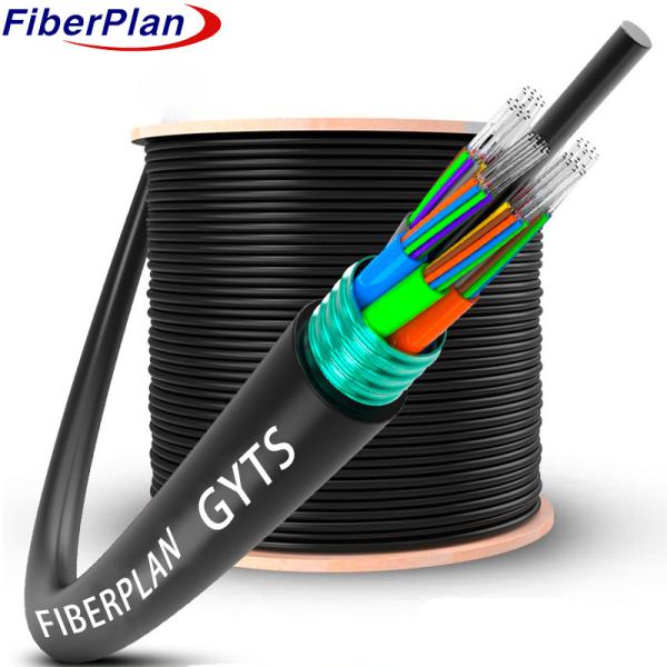 Quality High Strength 4 6 8 12 24 48 Cores Armored Fiber Optic Cable wholesale