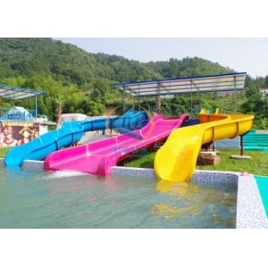FRP Material Childrens Water Slide 2.0m Height For Indoor Outdoor Use