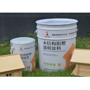 15mins 0.3mm Water Based Fire Retardant Paint For Exterior Wood Timber Environmental Osb