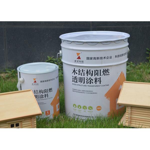 15mins 0.3mm Water Based Fire Retardant Paint For Exterior Wood Timber