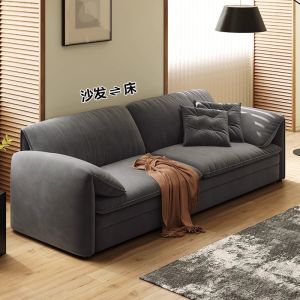 Cheap Pull Out Folding Sofa Bed Dual Use Home Living Room Multi Functional Double Size for sale
