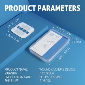 PWT1003 Flexible Fabric Bandages Wound Closure Device 4PCS