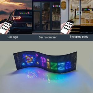 Advertising Scrolling LED Car Sign Board Programmable App Control Outdoor Full