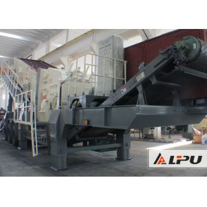 Large Capacity Mobile Impact Crushing Plant / Stone Crushing Machinery