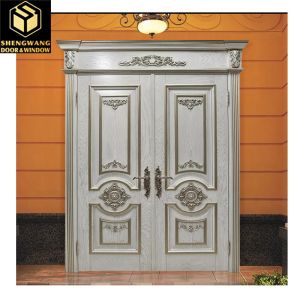 China Contemporary Design And Durability Copper Garden Gate  Entrance Doors In Aluminium For Any Building on sale
