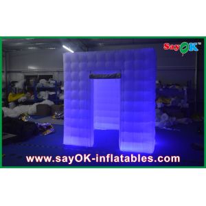 Inflatable Photo Booth Enclosure LED Lighting Air Inflatable , Large Inflatables