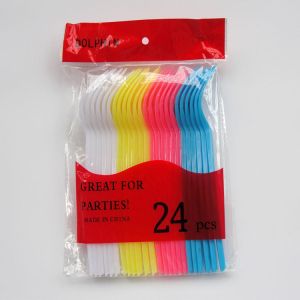 fruit fork disposable plastic fork Cake fork length 17cm