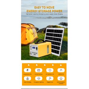 140W USB Type-c DC AC Lithium Battery Bank Portable Power Station For TV Camping