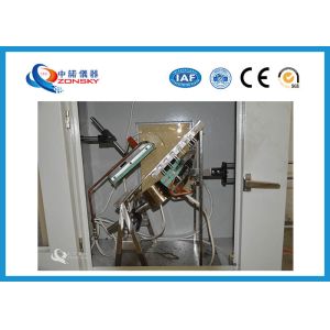 Vertical Flammability Test Apparatus For Thermal Radiation Flame Propagation