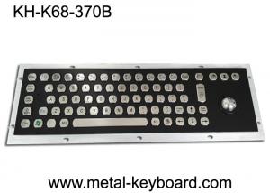 Cheap Electroplated Black Industrial Keyboard 30mA With 25mm Trackball for sale
