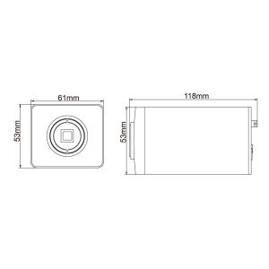 Sony Effio Exview HAD CCD CCTV Box Camera, DC12V / AC24V, Dual Voltage OSD Box