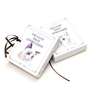 Top Open Candy Packaging Boxes With Lid Hot Foil Stamping Damp - Proof