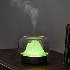 Home Ultrasonic 400ML LED Colorful Cool Mist Scented Essential Oil Transparent