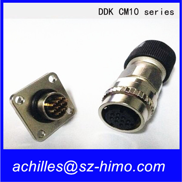 high quality DDK CM10-SP-10S-S(D6) straight plug 10pin male and female circular