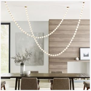 Modern Custom Chandelier With Brass Glass , Modern Crystal Chandelier