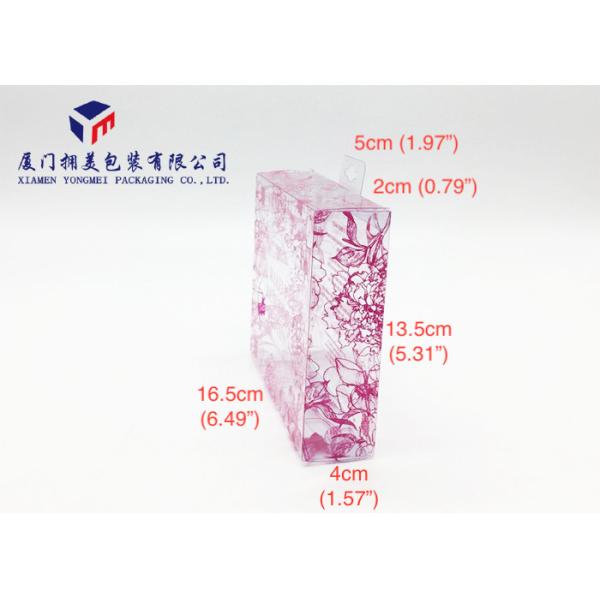 Quality Rectangle Custom Printed Plastic Boxes PVC Box Pack Cosmetics A Hang Strip On Top wholesale