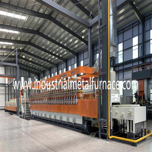 Quality Support Roller Gas Continuous Mesh Belt Furnace Carburizing Tempering For Fasteners wholesale