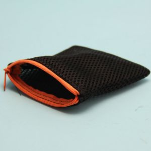 Custom Protection Sandwich Mesh Fabrics Zipper Pouch Bags For Laundry with