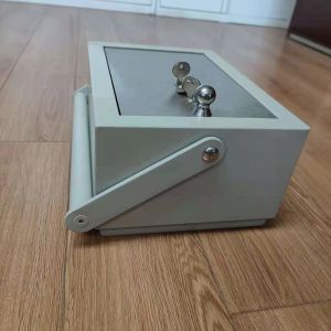 Stainless Steel Handle Safe Deposit Box Portable Vault Safe Locker