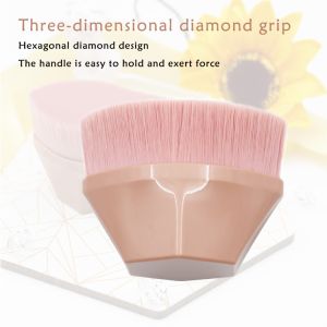 Three Dimensional ISO9001 Diamond Canister Makeup Brush 6*4.2cm