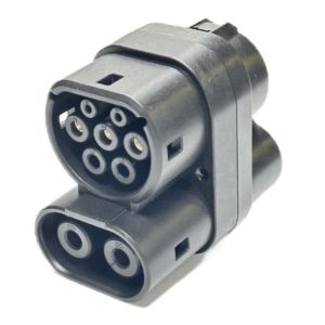 CCS 1 To CCS 2 DC Adapter AC 63A To DC 250A Combo 1 To Combo 2 Fast EV Charging