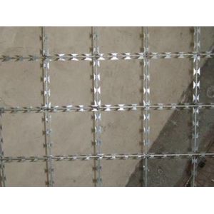 Welded Razor Wire Fence Anti Climb Barrier Razor Panel Hot Dipped Galvanized